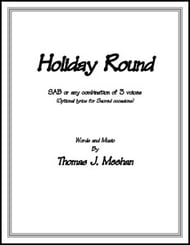 Holiday Round SAB choral sheet music cover Thumbnail